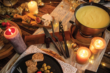 Logotrade korporatīvās dāvanas foto: BOSKA siera nažu komplekts Monaco+ Black